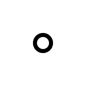 Dot Outline Light Icon from Phosphor Light Set