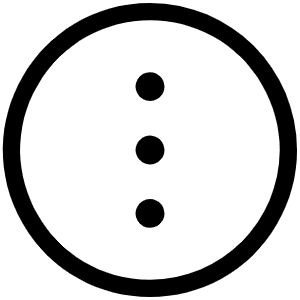 Dots Three Circle Vertical Light Icon from Phosphor Light Set