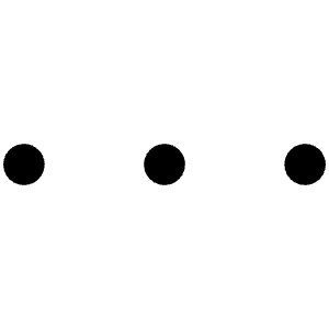 Dots Three Light Icon from Phosphor Light Set