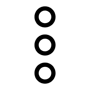 Dots Three Outline Vertical Light Icon from Phosphor Light Set