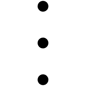 Dots Three Vertical Light Icon from Phosphor Light Set