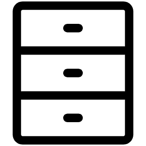 Dresser Light Icon from Phosphor Light Set