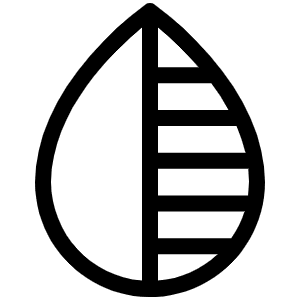 Drop Half Light Icon from Phosphor Light Set