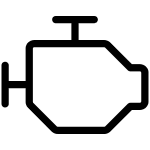 Engine Light Icon from Phosphor Light Set