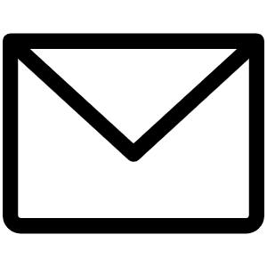 Envelope Simple Light Icon from Phosphor Light Set
