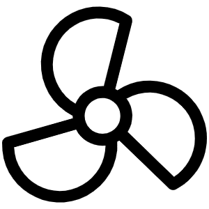Fan Light Icon from Phosphor Light Set