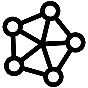 Fediverse Logo Light Icon from Phosphor Light Set
