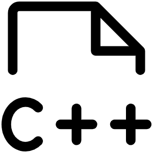 File Cpp Light Icon from Phosphor Light Set