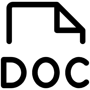 File Doc Light Icon from Phosphor Light Set
