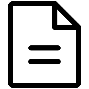 File Text Light Icon from Phosphor Light Set