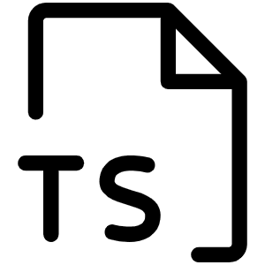 File Ts Light Icon from Phosphor Light Set