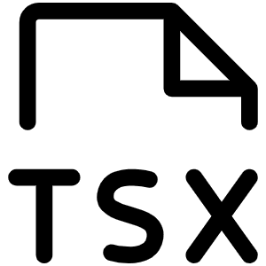 File Tsx Light Icon from Phosphor Light Set