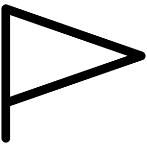 Flag Pennant Light Icon from Phosphor Light Set