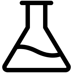 Flask Light Icon from Phosphor Light Set