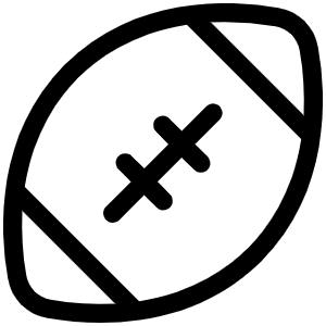 Football Light Icon from Phosphor Light Set