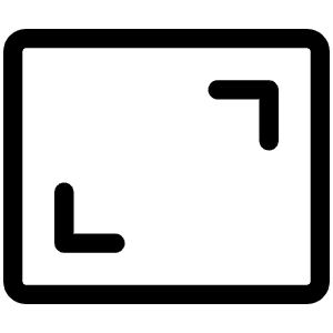 Frame Corners Light Icon from Phosphor Light Set