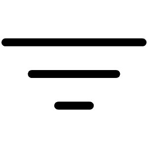 Funnel Simple Light Icon from Phosphor Light Set