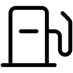Gas Pump Light Icon from Phosphor Light Set