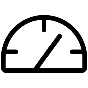 Gauge Light Icon from Phosphor Light Set