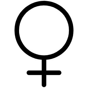 Gender Female Light Icon from Phosphor Light Set