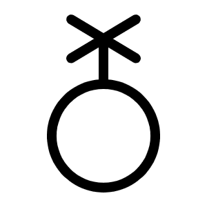 Gender Nonbinary Light Icon from Phosphor Light Set