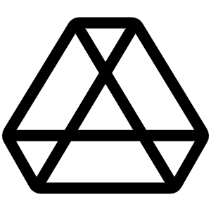 Google Drive Logo Light Icon from Phosphor Light Set