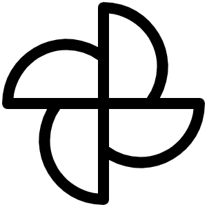 Google Photos Logo Light Icon from Phosphor Light Set