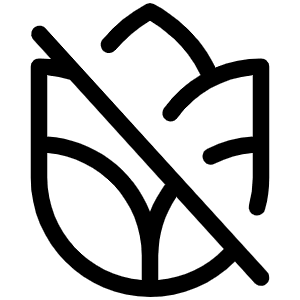 Grains Slash Light Icon from Phosphor Light Set