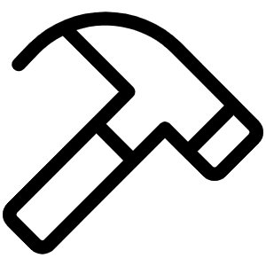 Hammer Light Icon from Phosphor Light Set