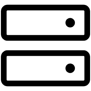 Hard Drives Light Icon from Phosphor Light Set