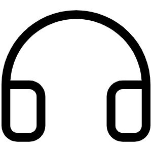Headphones Light Icon from Phosphor Light Set