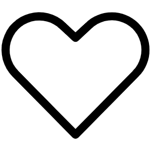 Heart Straight Light Icon from Phosphor Light Set