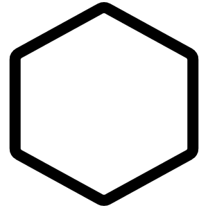 Hexagon Light Icon from Phosphor Light Set