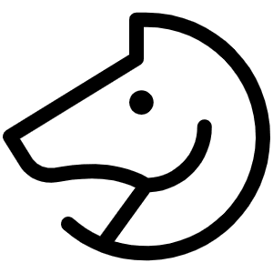 Horse Light Icon from Phosphor Light Set