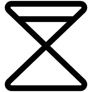 Hourglass Simple High Light Icon from Phosphor Light Set