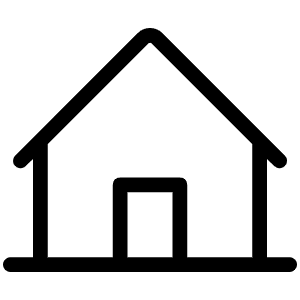 House Line Light Icon from Phosphor Light Set