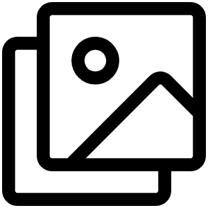 Images Square Light Icon from Phosphor Light Set