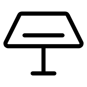 Lectern Light Icon from Phosphor Light Set