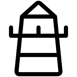 Lighthouse Light Icon from Phosphor Light Set