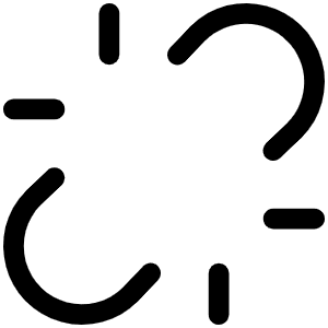 Link Break Light Icon from Phosphor Light Set