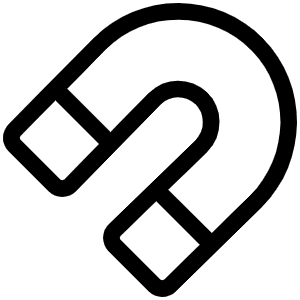 Magnet Light Icon from Phosphor Light Set