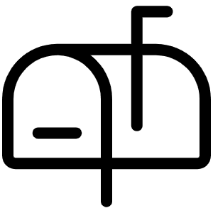 Mailbox Light Icon from Phosphor Light Set