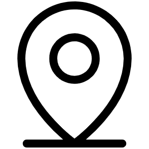 Map Pin Line Light Icon from Phosphor Light Set