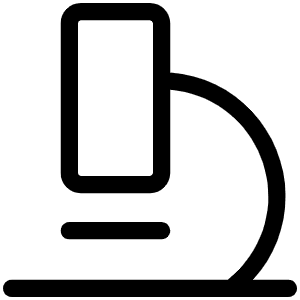 Microscope Light Icon from Phosphor Light Set