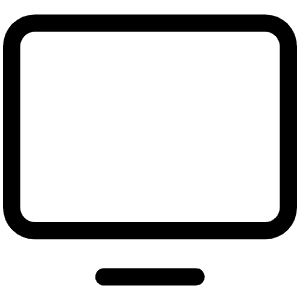 Monitor Light Icon from Phosphor Light Set