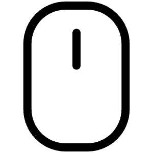 Mouse Simple Light Icon from Phosphor Light Set