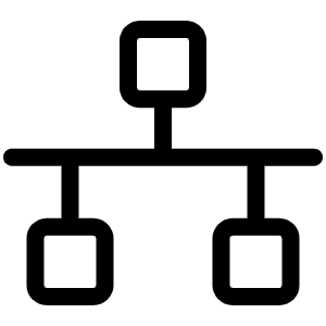 Network Light Icon from Phosphor Light Set