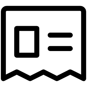 Newspaper Clipping Light Icon from Phosphor Light Set