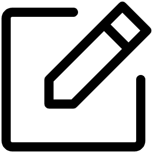 Note Pencil Light Icon from Phosphor Light Set