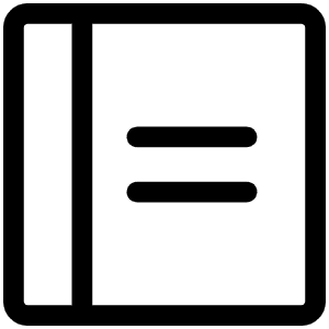 Notebook Light Icon from Phosphor Light Set